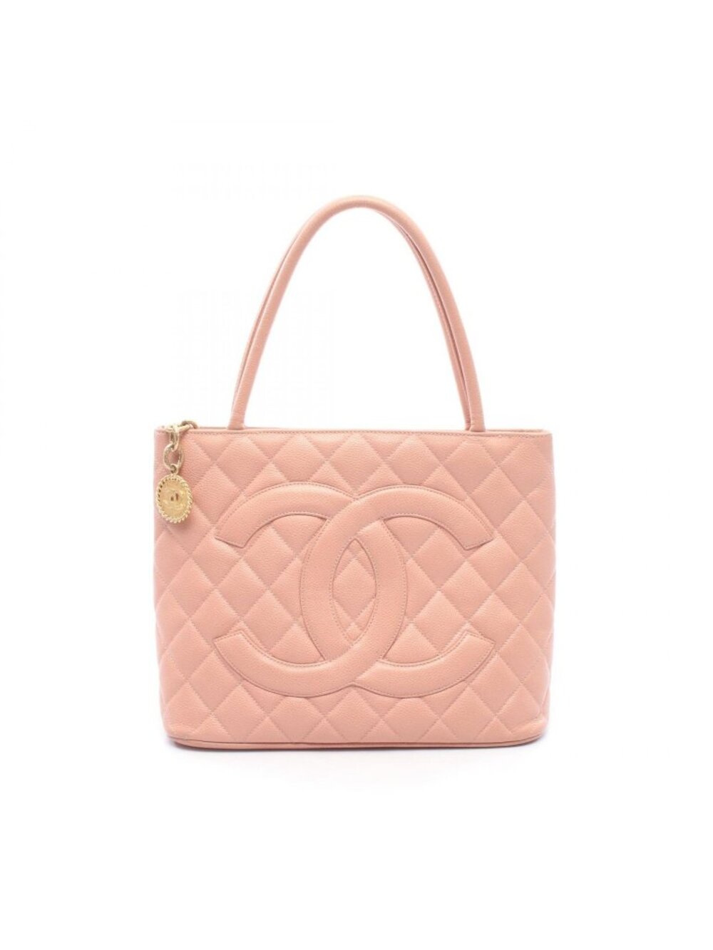 Chanel Tote Medallion ralpink Caviar Leather